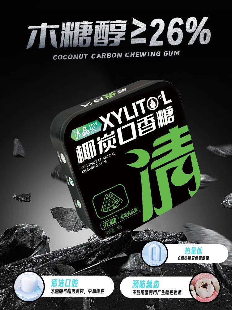 的口香糖正掀起糖果界“黑科技”风暴尊龙凯时app打破常规！这款黑黑(图4)